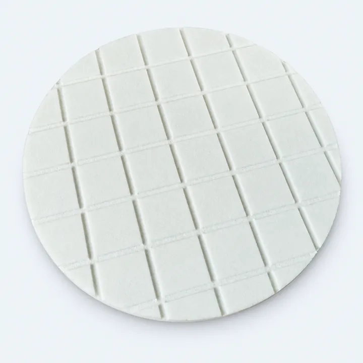 NewwaySmart white grid-grooved PU polishing pad